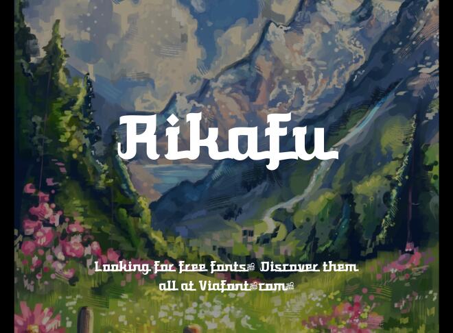 Rikafu Font