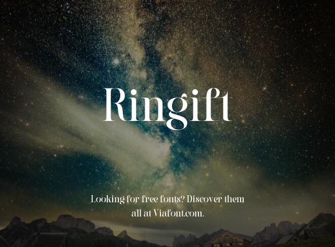 Ringift Font