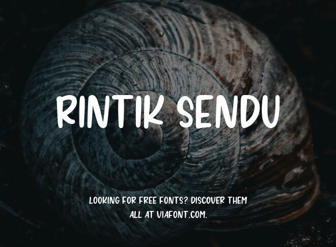 Rintik Sendu Font