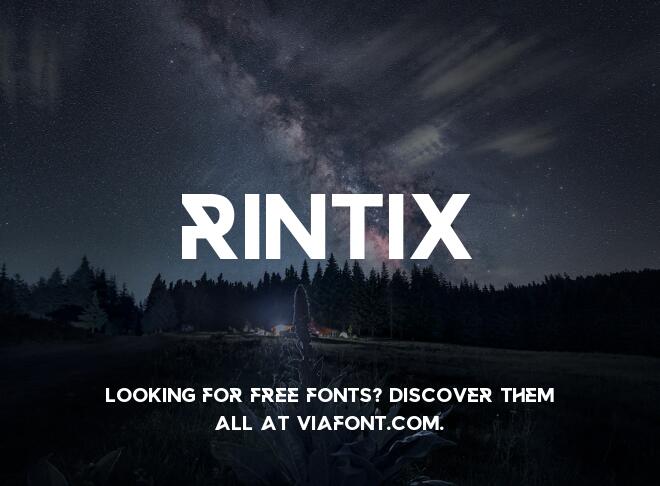 Rintix Font