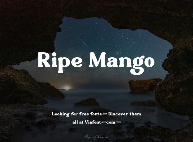 Ripe Mango Font