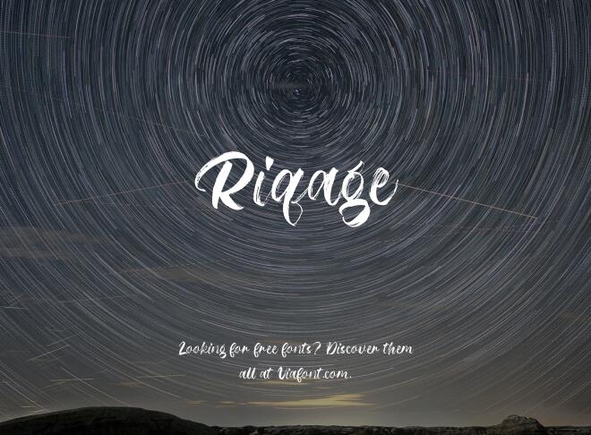 Riqage Font