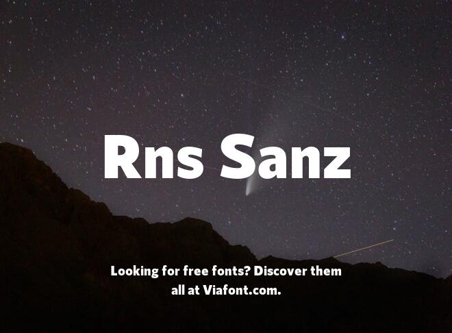 Rns Sanz Font