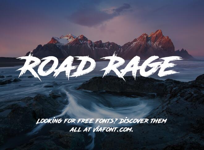 Road Rage Font