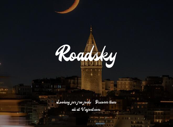 Roadsky Font