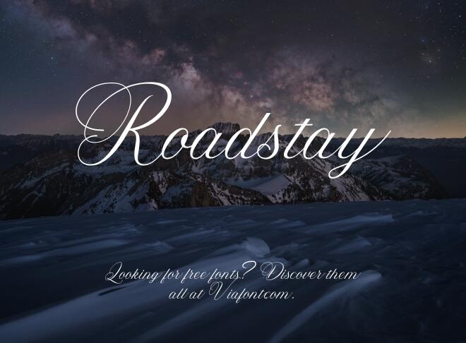 Roadstay Font