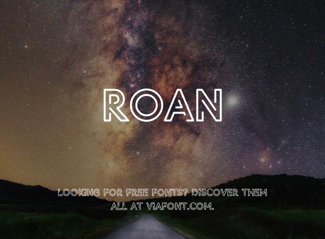 Roan Font