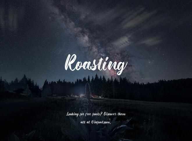 Roasting Font