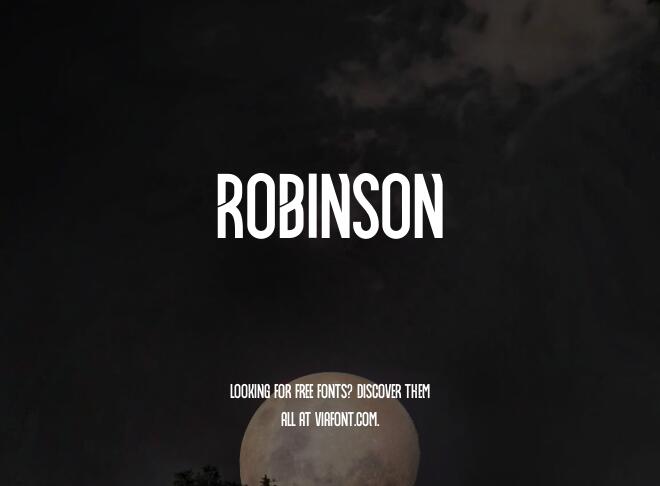 Robinson Font