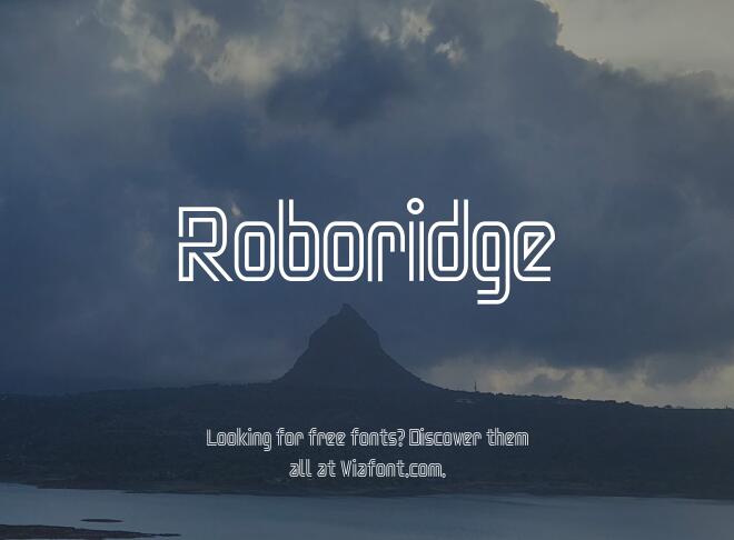 Roboridge Font