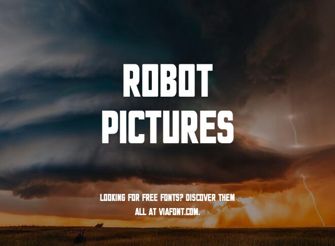Robot Pictures Font