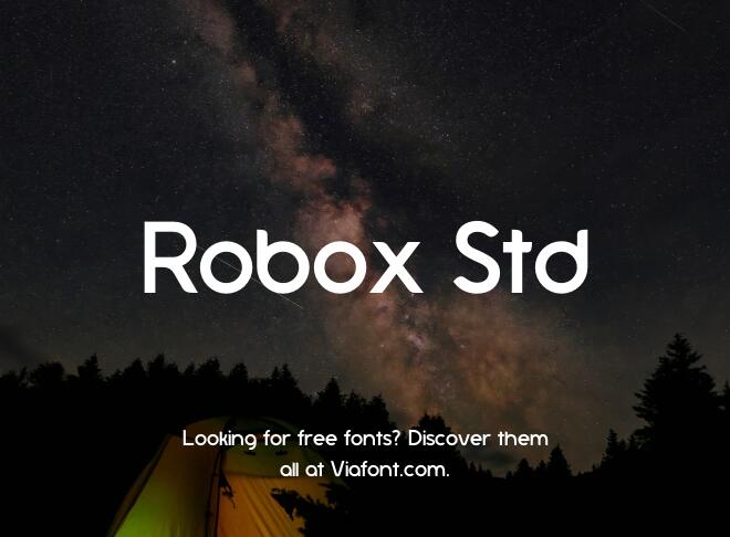 Robox Std Font