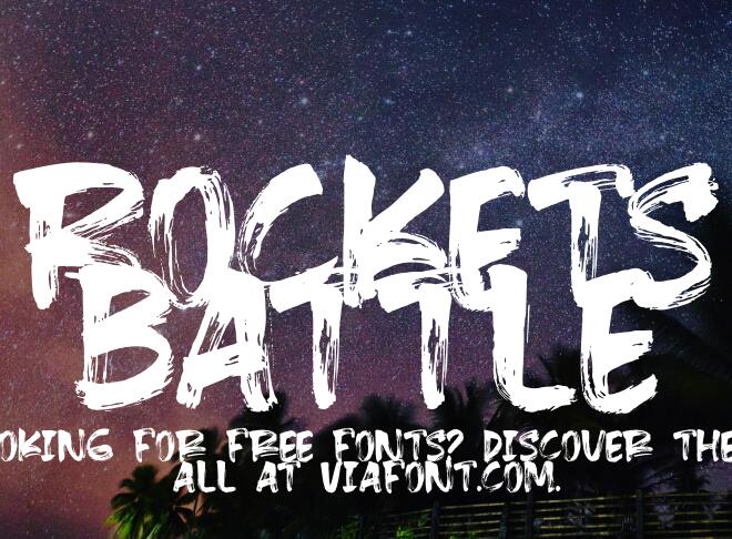 Rockets Battle Font