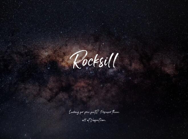 Rocksill Font