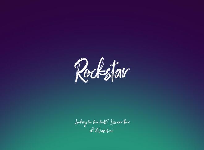 Rockstar Font