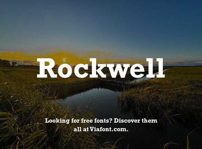 Rockwell Font