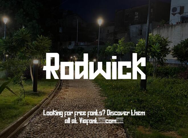 Rodwick Font