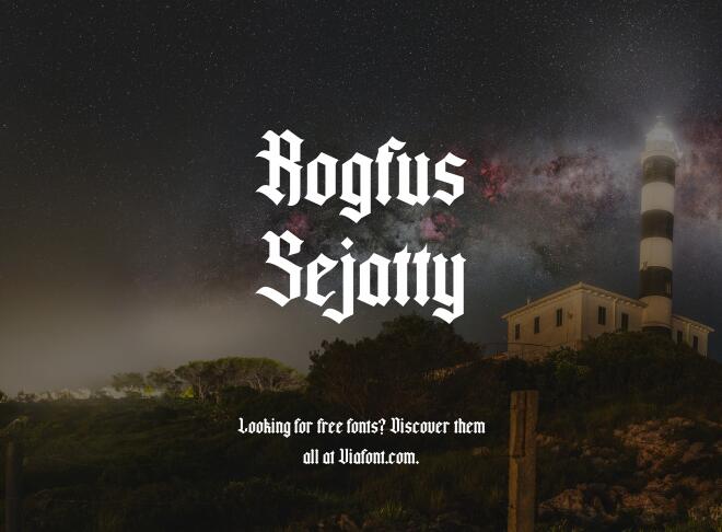 Rogfus Sejatty Font