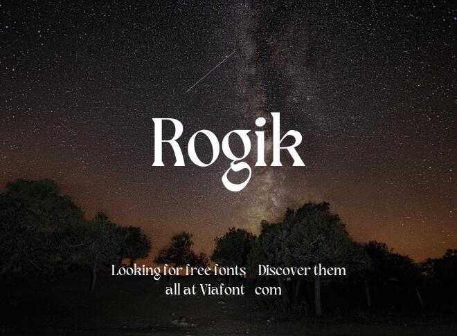 Rogik Font Family
