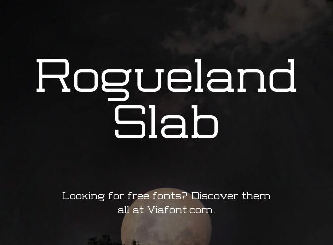 Rogueland Slab Font