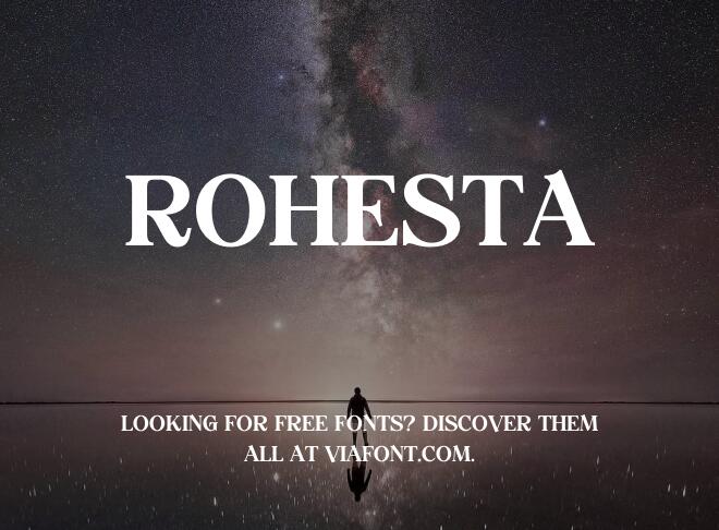 Rohesta Font