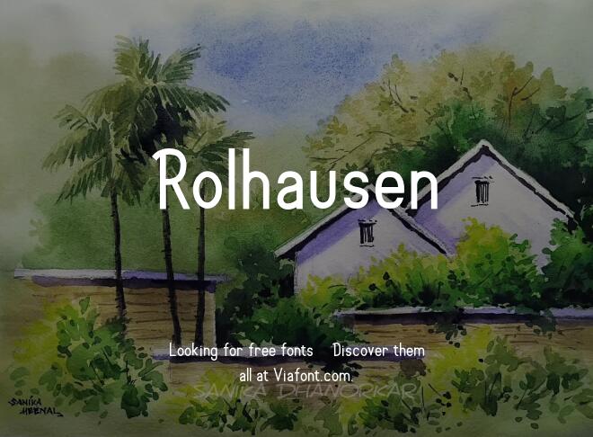 Rolhausen Font