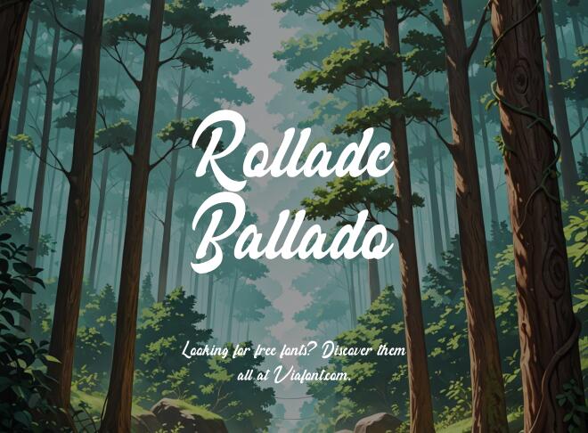 Rollade Ballado Font