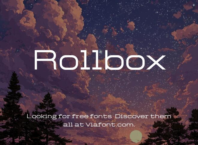 Rollbox Font