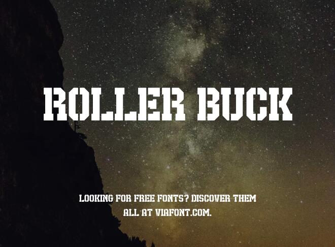 Roller Buck Font