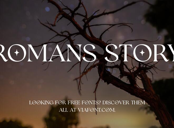 Romans Story Font
