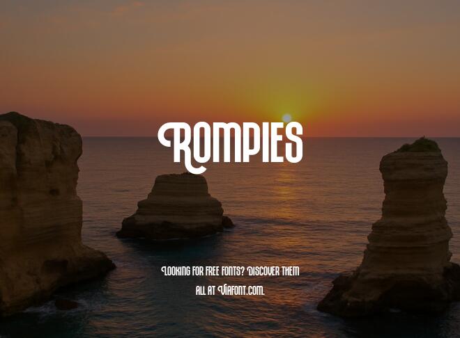 Rompies Font