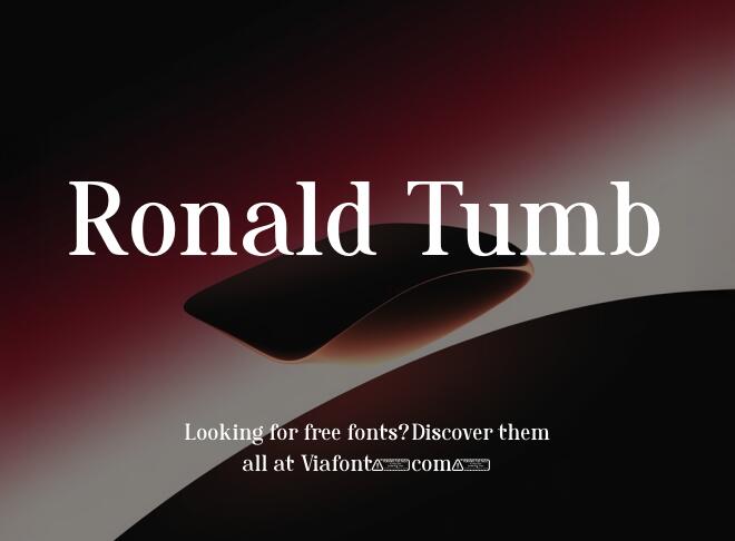 Ronald Tumb Font