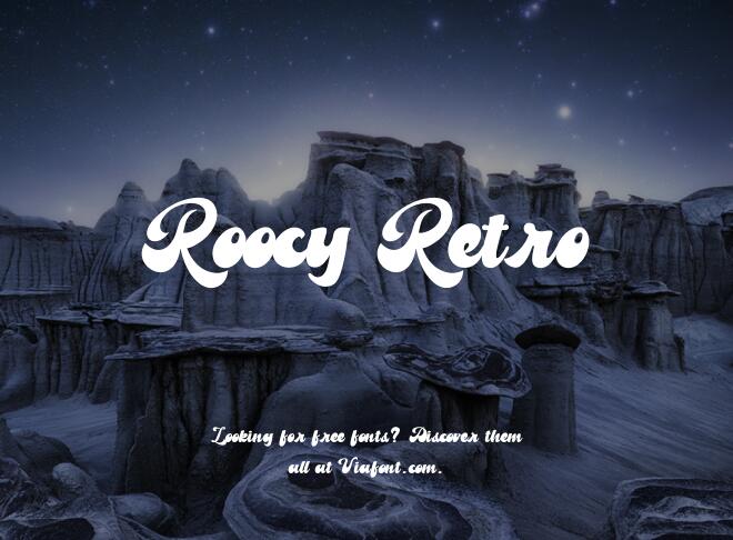 Roocy Retro Font
