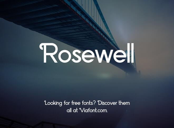 Rosewell Font