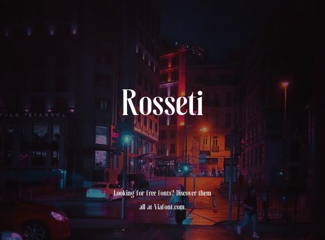 Rosseti Font