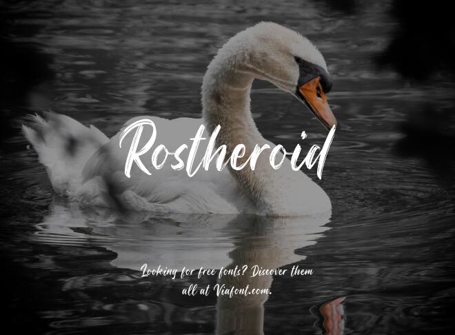 Rostheroid Font