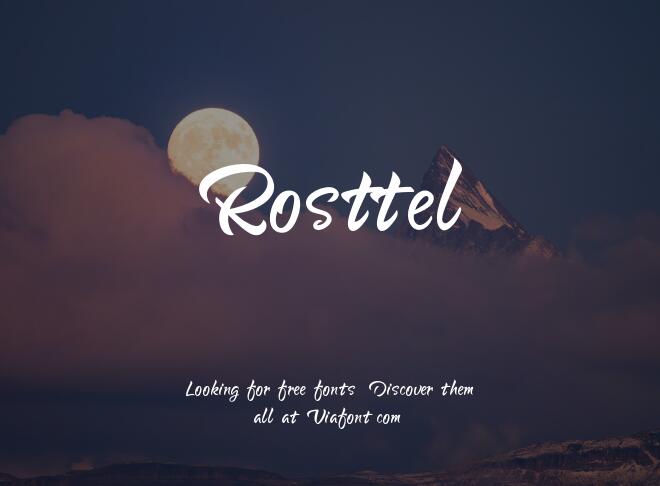 Rosttel Font