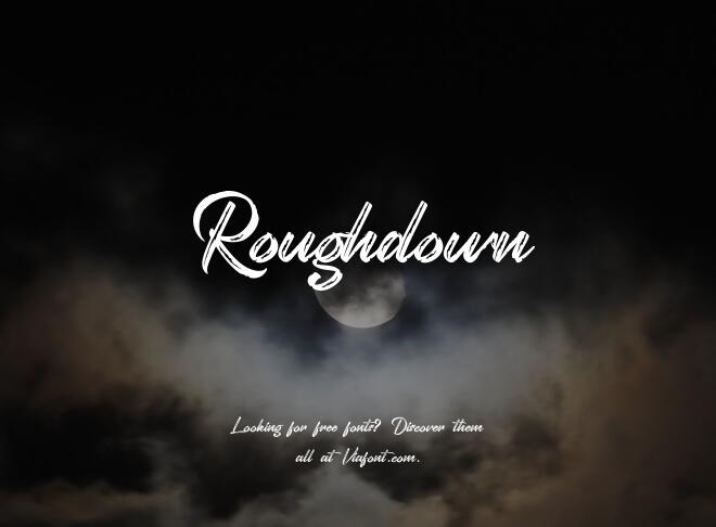 Roughdown Font