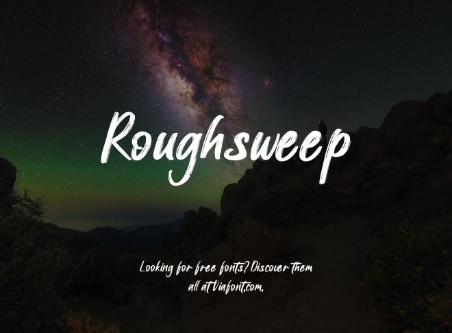 Roughsweep Font