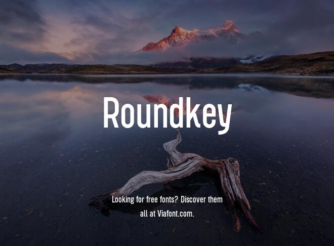 Roundkey Font