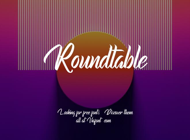 Roundtable Font