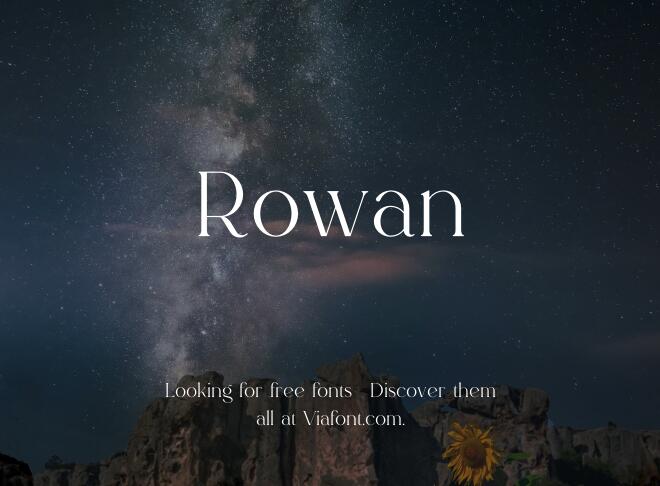 Rowan Font