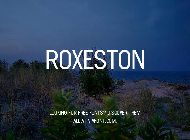Roxeston Font