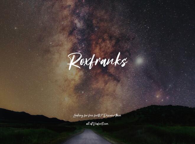 Roxfranks Font