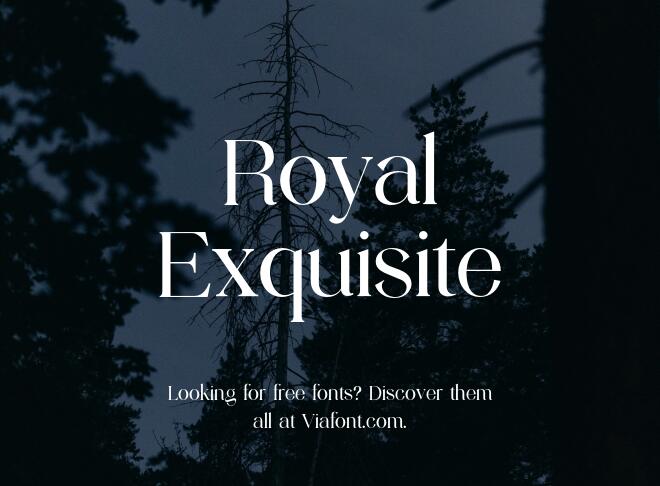 Royal Exquisite Font