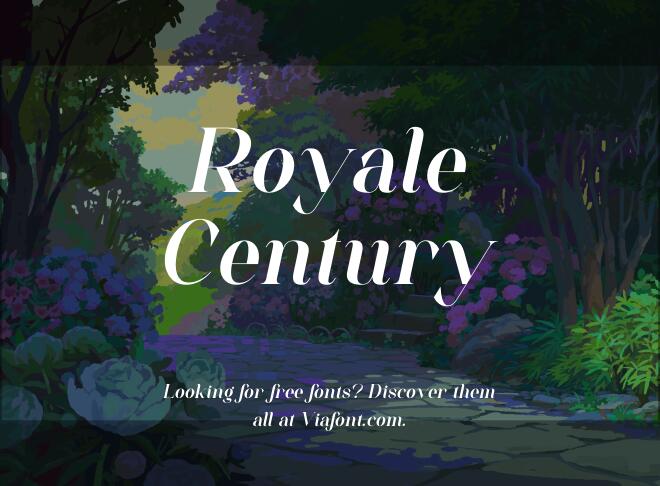 Royale Century Font