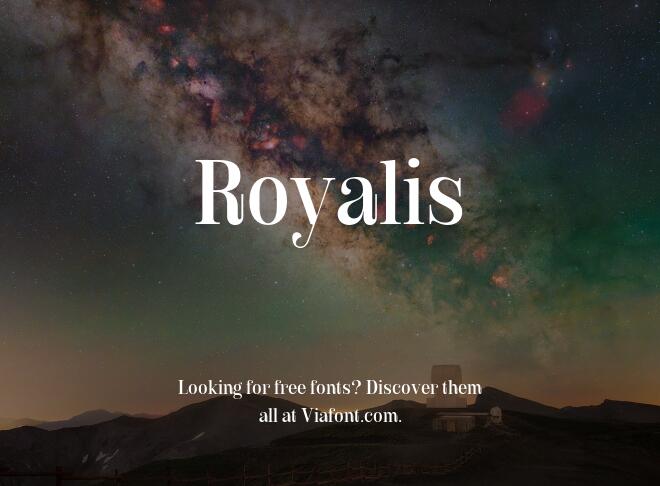 Royalis Font