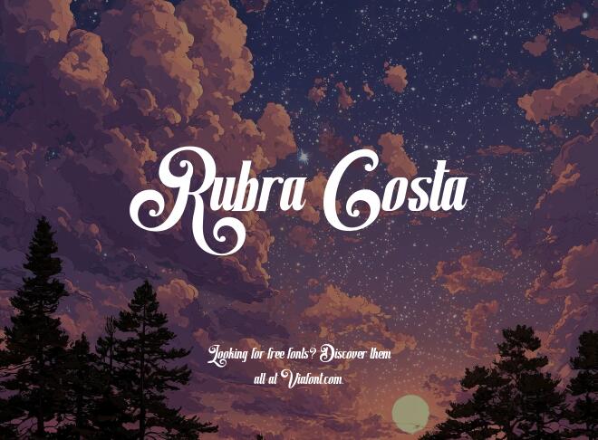 Rubra Costa Font