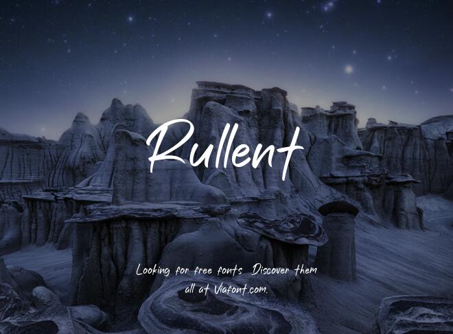 Rullent Font