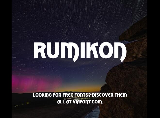 Rumikon Font